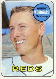 1969 Topps Baseball Cards      142     Woody Woodward